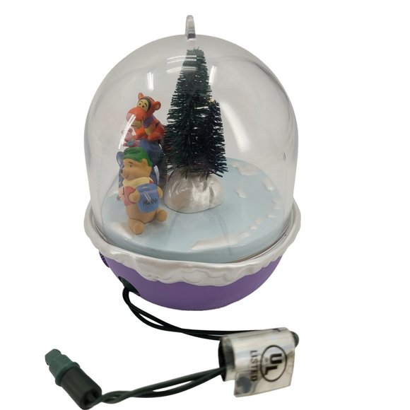 Disney Winnie The Pooh Hallmark Motion Christmas Ornament No Box 1996 - Picture 5 of 6